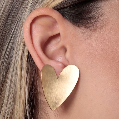 Aretes color dorado para mujer