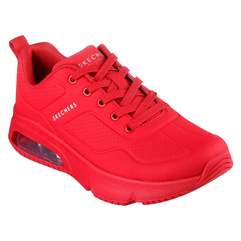 Skechers lace up mujer rojas online