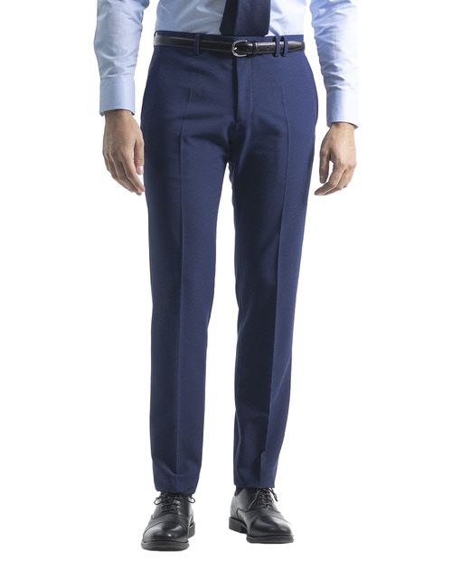Pantalón PuroEGO slim fit azul para hombre