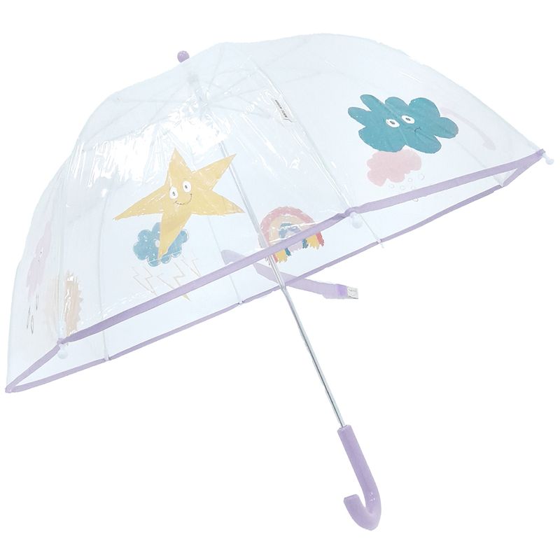 Sombrilla-transparente-con-estampado-para-niña