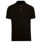 Camisa-polo-negra-solido-para-niño--surtido-