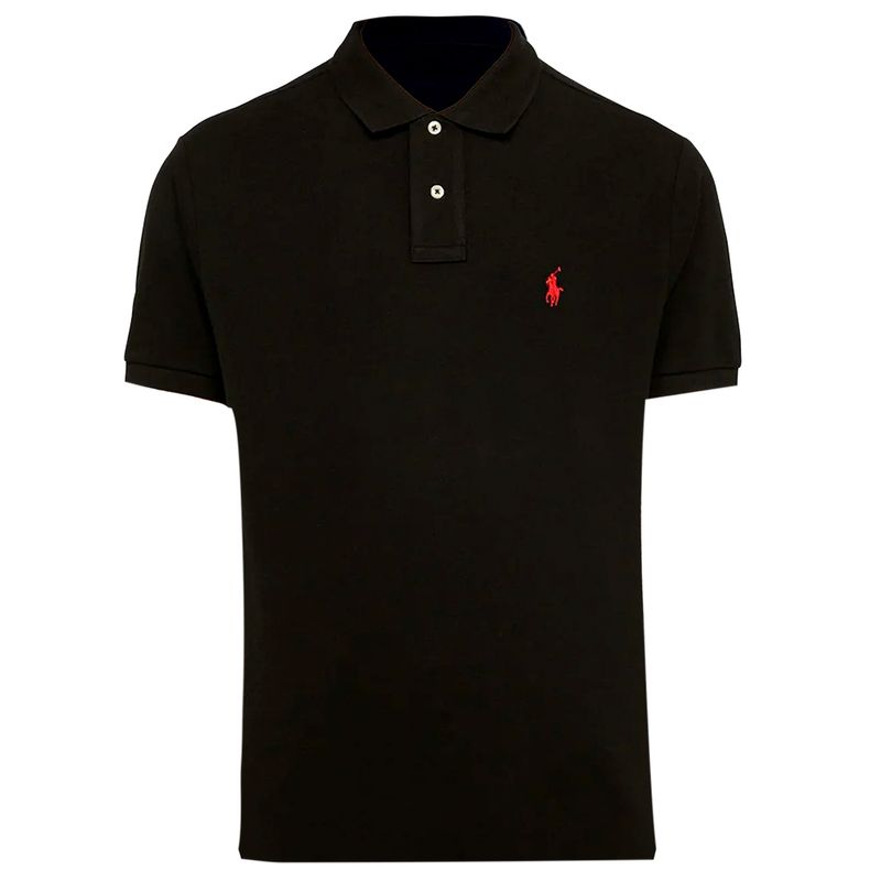 Camisa-polo-negra-solido-para-niño--surtido-