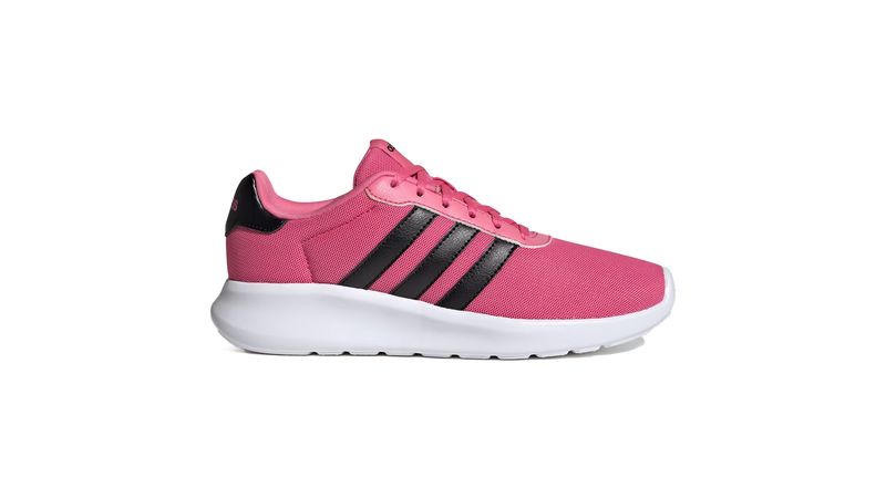 Zapato Adidas Lite Racer 3.0 deportivo color rosado para mujer