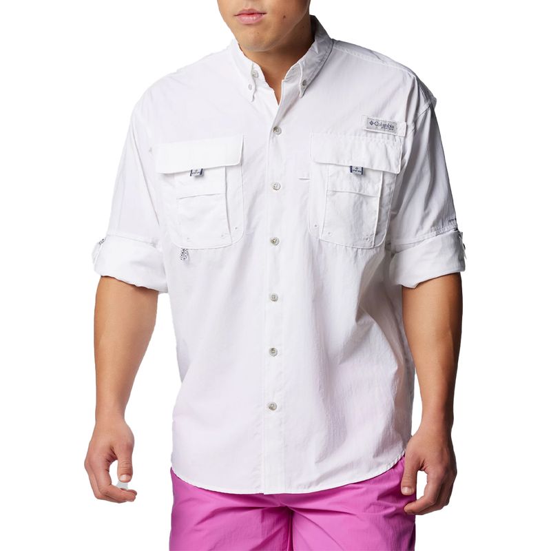 Columbia Camisa PFG blanca para hombre