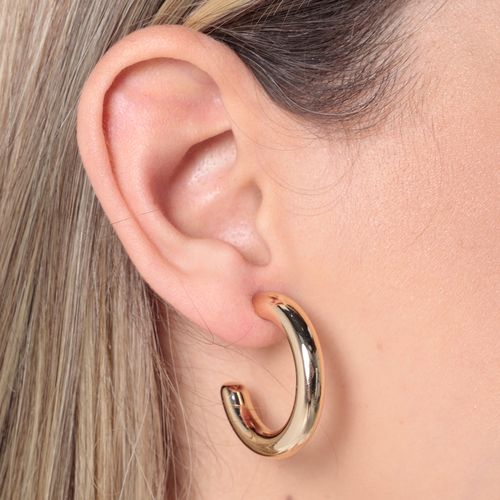 Aretes Sfera dorados para mujer