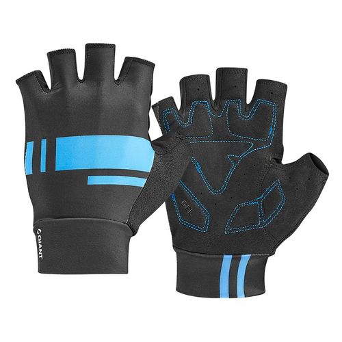 Guante giant podium dedo corto negro azul