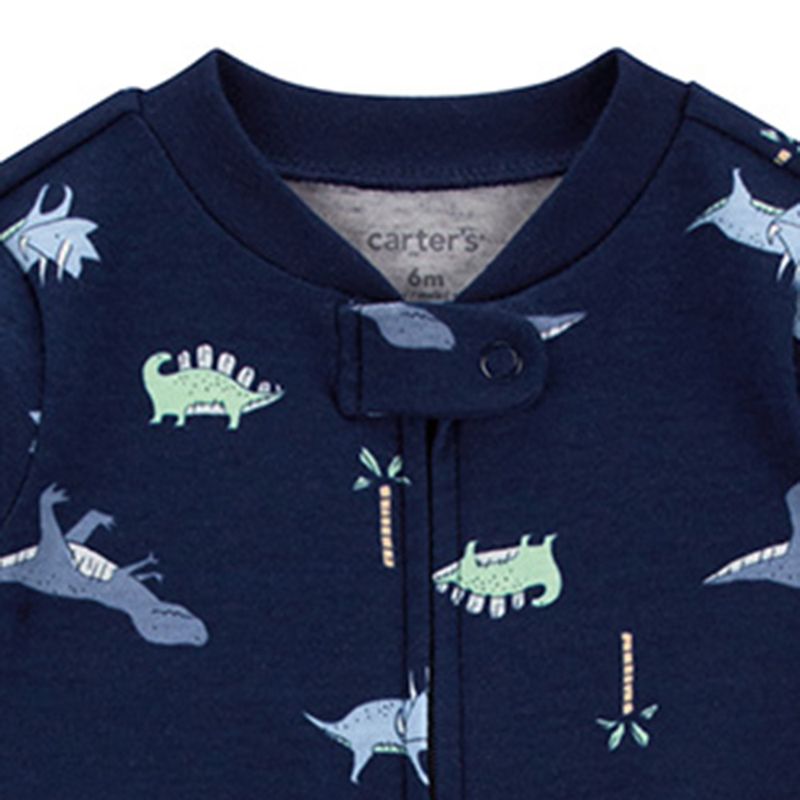 Pijama-azul-con-estampado-de-dinosaurios-para-bebe-niño