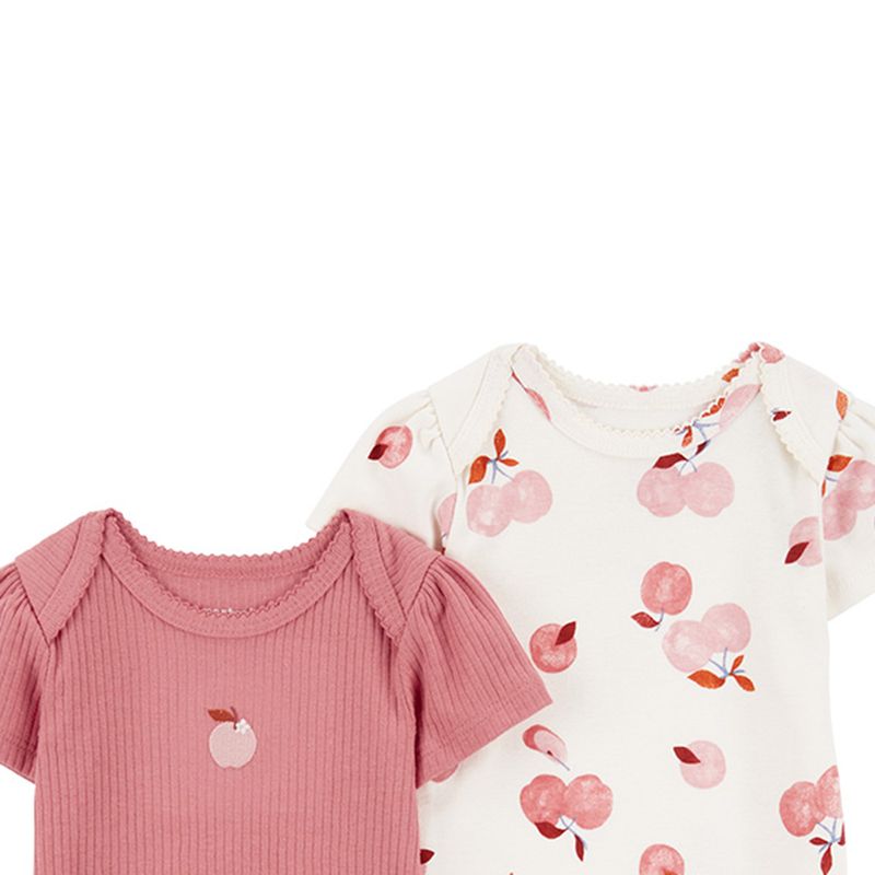 Conjunto-de-3-piezas-bicolor-con-estampado-de-manzanas-para-bebe-niña