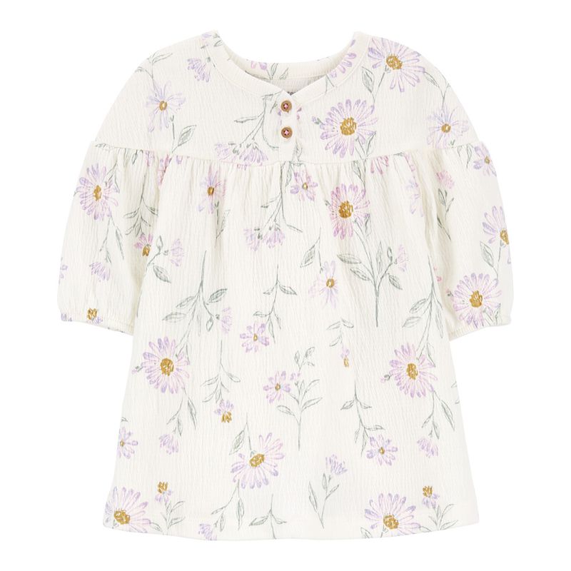 Vestido-blanco-con-estampado-de-flores-para-bebe-niña