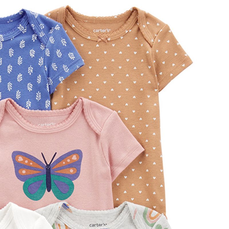 Set-de-5-mamelucos-multicolor-con-estampado-de-arcoiris-para-bebe-niña