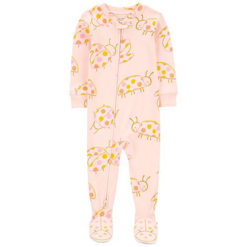 Pijama rosada con estampado para niña