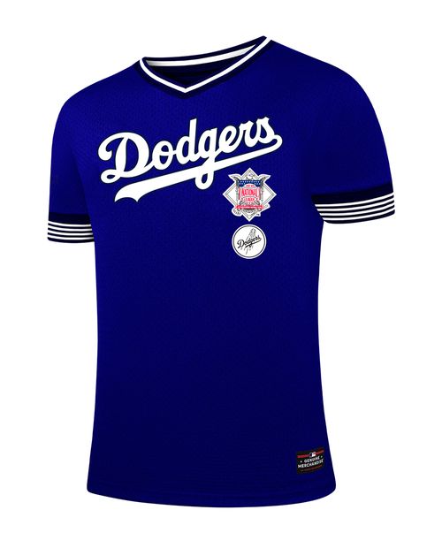 Camiseta deportiva Dodgers azul para hombre