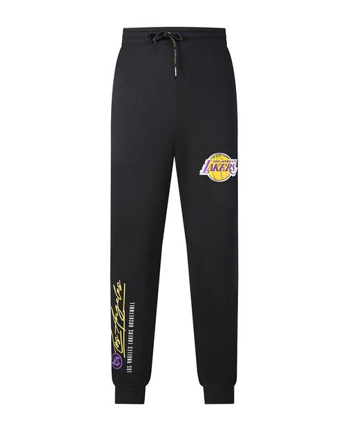 Pantalón largo deportivo Lakers negro para hombre