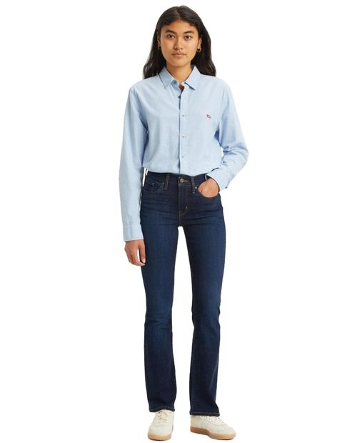 Jeans Levi's 315 bootcut lavado oscuro de cintura media para mujer