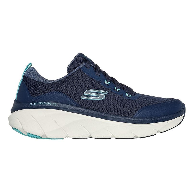 Zapato deportivo Skechers azul para mujer