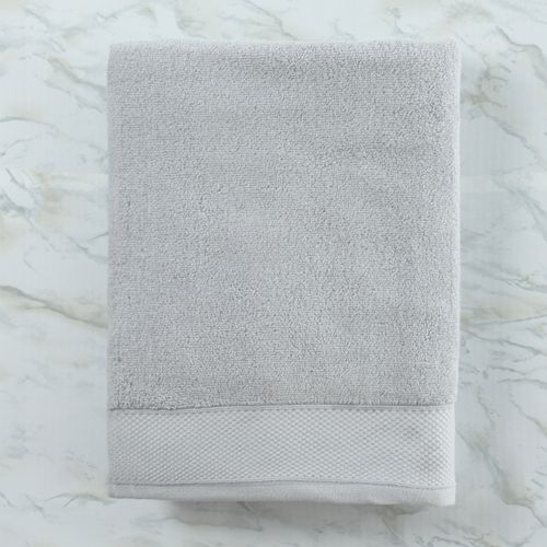 Toalla de baño algodón gris