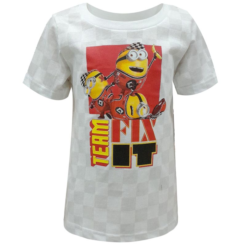 Camiseta-bicolor-con-estampado-de-minions-para-niño