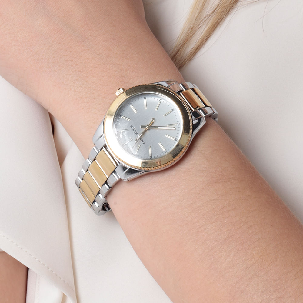 Reloj Anne Klein análogo metálico combinado para mujer - Siman Guatemala