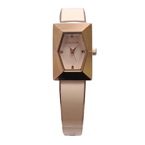 Reloj Anne Klein análogo metálico rosado para mujer