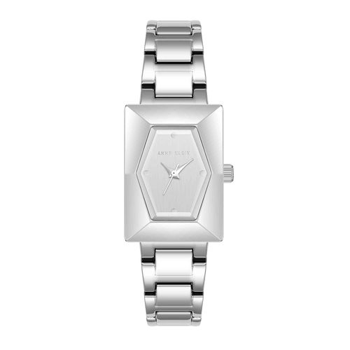 Reloj Anne Klein análogo de metal plateado para mujer