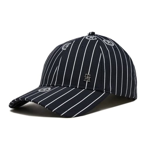 Gorra Tommy Hilfiger azul rayada para hombre