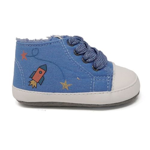 Zapato precaminador casual Colloky azul para niño bebé