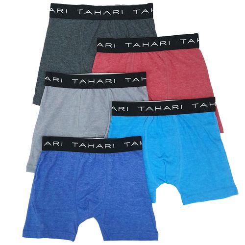 Set de 5 piezas ropa interior multicolor sólido para niño