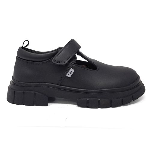 Zapato de vestir escolar Colloky negro para niña
