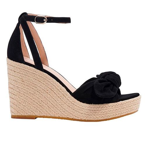 Sandalia casual Kate Spade Tianna color negro para mujer