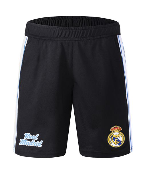 Short negro Real Madrid para hombre