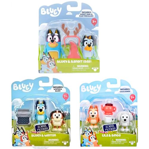 Conjunto de figuras Bluey x 2