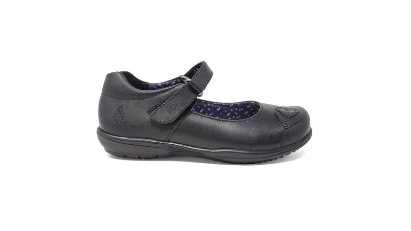 Zapato de vestir escolar Hush Puppies negro para niña
