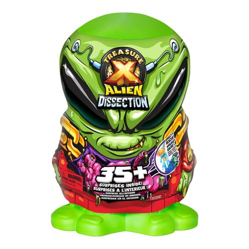 Treasure X Mega Disección De Aliens Cápsula Con 35 Sorpresas