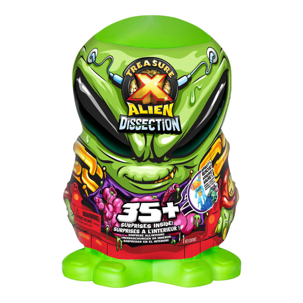 Surprise Eggs For Boys Treasure X Mega Alien Dissection With 35