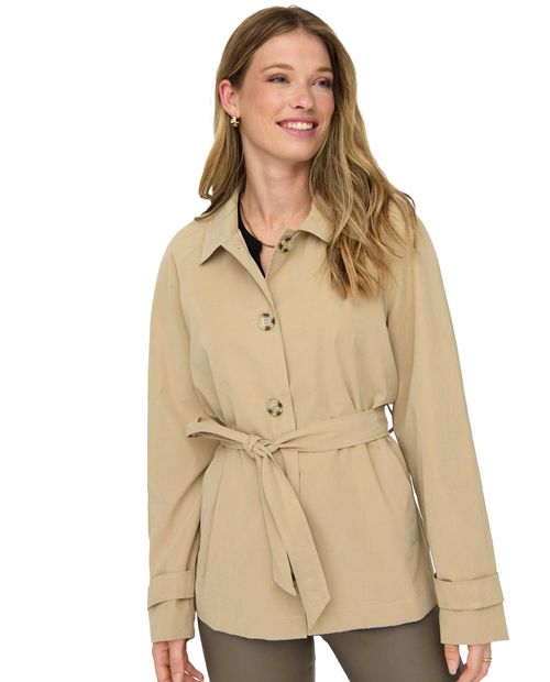 Chaqueta JDY beige para mujer