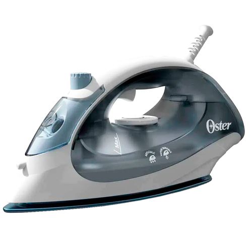 Plancha de vapor azul niebla