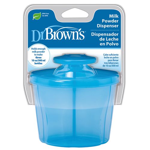 Dispensador de leche azul