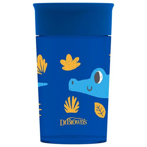 Vaso de transición sin boquilla 360° azul 300 ml