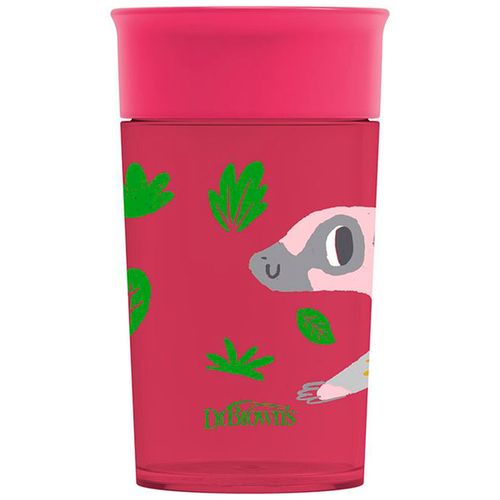 Vaso de transición sin boquilla 360° rojo 10 oz