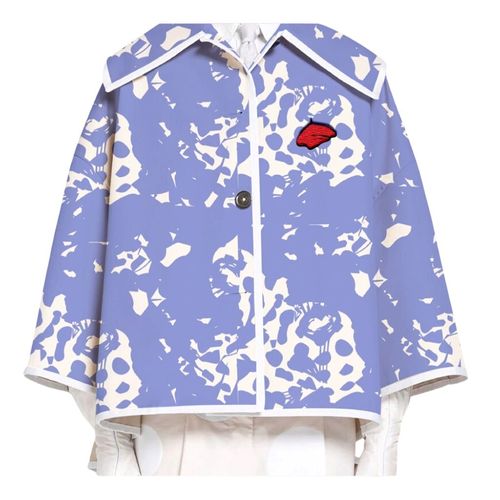 Capa impermeable Undercover by Emily in París reversible multicolor para dama