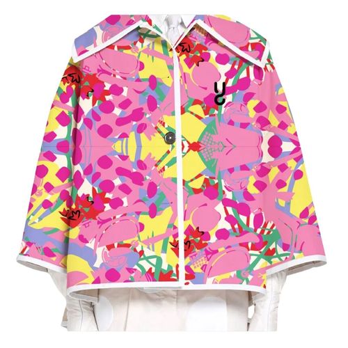 Capa impermeable Undercover by Emily in París reversible multicolor para dama