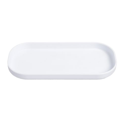 Bandeja blanca para baño