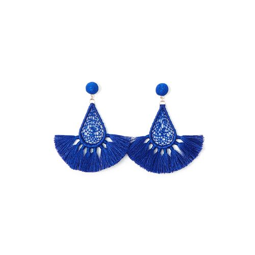 Aretes lagrima crochet
