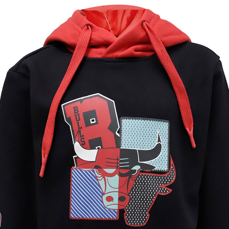 Sudadera-bicolor-con-estampado-del-equipo-NBA-Chicago-Bulls-para-niño