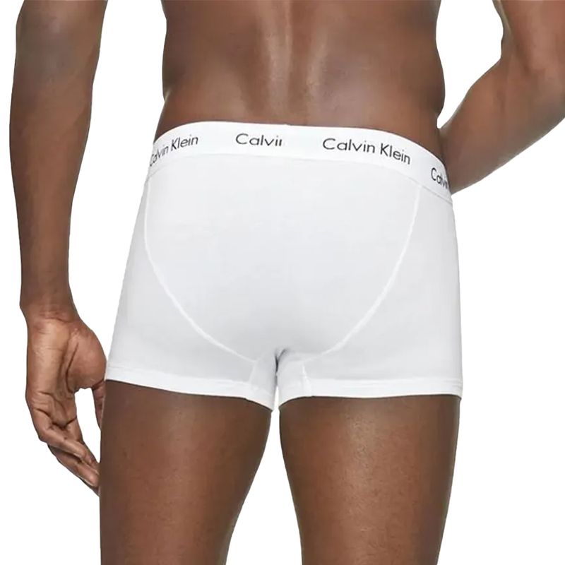 Pack de boxers Calvin Klein trunks negro, blanco y gris para