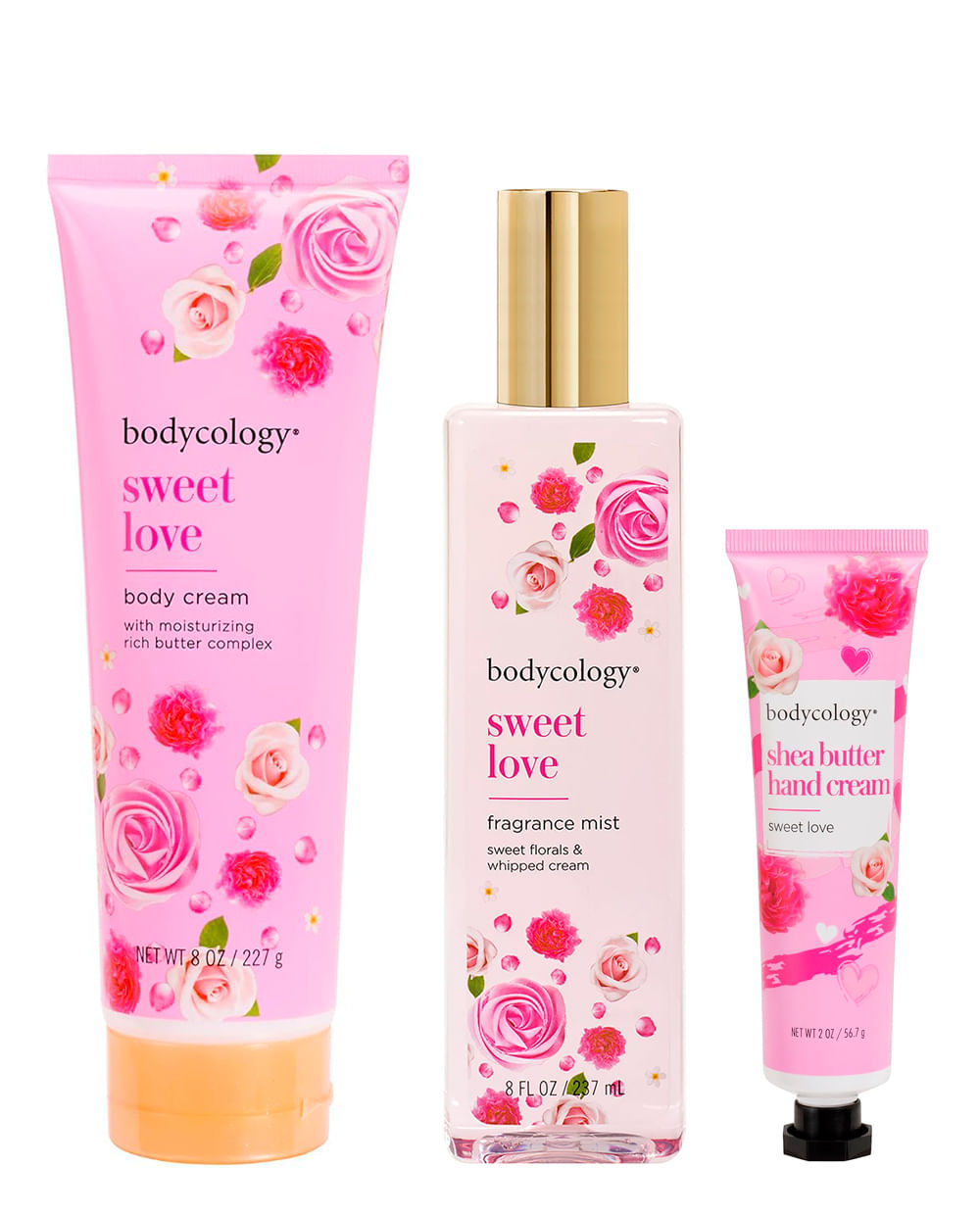 Set de fragancia y crema corporal Bodycology Sweet Love - Siman El Salvador