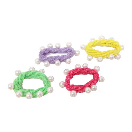 Set de 4 colas multicolor para mujer