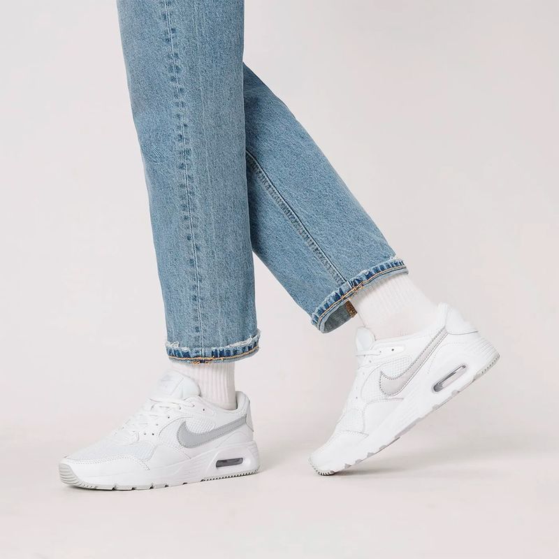 Zapato Nike Air Max SC deportivo blanco para mujer