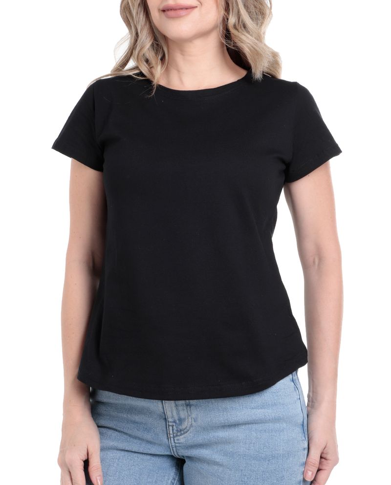 104605048-Camiseta-Nicolle-negra-manga-corta-para-mujer