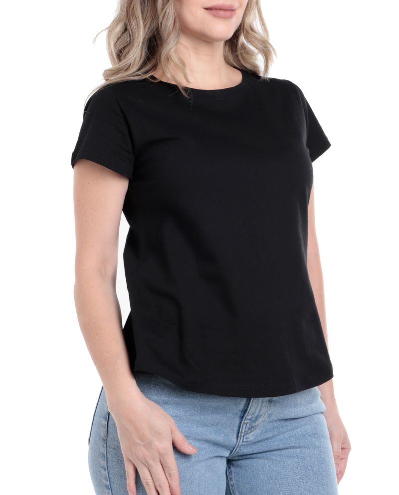104605048-Camiseta-Nicolle-negra-manga-corta-para-mujer